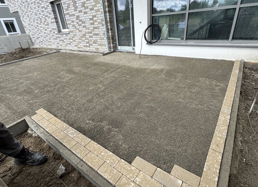 Vorher Nachher Projekt Gartenbau Münster Fernandes und Lopes